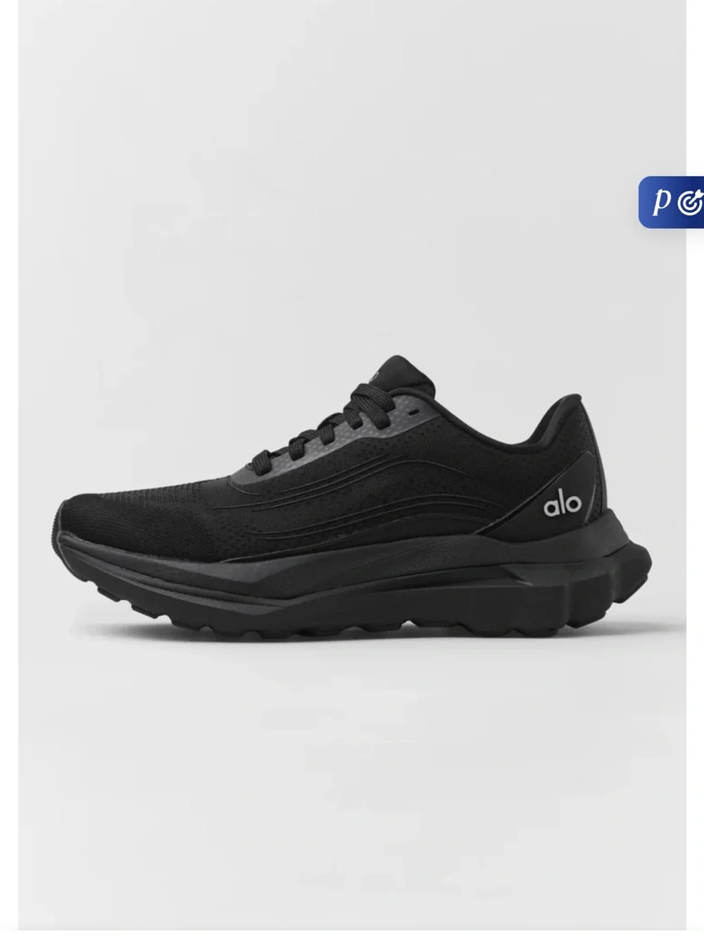 Alo Runner Black  Performance Running Shoes